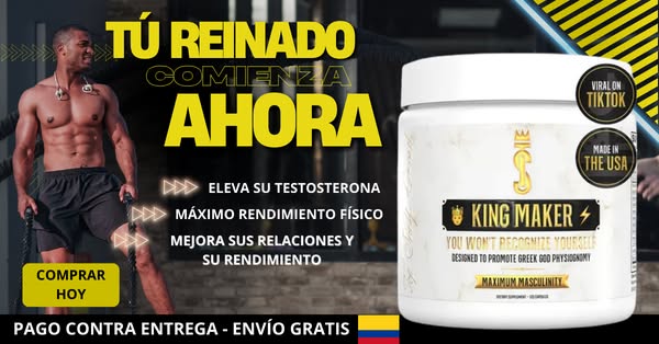 KING MAKER™ - Despierta tu virilidad, tu energía y tu confianza - POTENCIADOR DE TESTOSTERONA